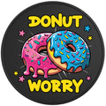 DONUT WORRY BLACK TIRE COVER
