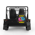 DONUT WORRY BLACK CARBON FIBER TIRE COVER FOR MOKE