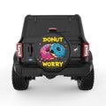 DONUT WORRY BLACK TIRE COVER