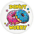 DONUT WORRY BLACK TIRE COVER