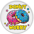 DONUT WORRY WHITE TIRE COVER