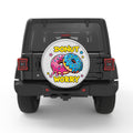 DONUT WORRY BLACK TIRE COVER