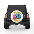 DONUT WORRY WHITE TIRE COVER