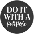 DO IT WITH A PURPOSE BLACK CARBON FIBER TIRE COVER