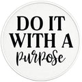 DO IT WITH A PURPOSE PEARL  WHITE CARBON FIBER TIRE COVER
