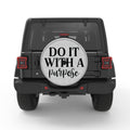 DO IT WITH A PURPOSE WHITE TIRE COVER