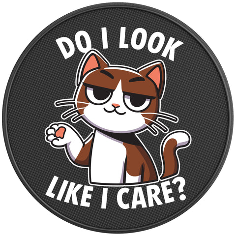 DO I LOOK LIKE I CARE PEARL  WHITE CARBON FIBER TIRE COVER