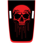 DRIPPING SKULL JEEP GLADIATOR HOOD DECALS