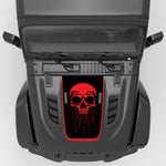 DRIPPING SKULL WRANGLER HOOD DECALS