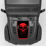 DRIPPING SKULL WRANGLER HOOD DECALS