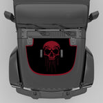 DRIPPING SKULL WRANGLER HOOD DECALS