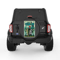 DROP A LINE STAY AWHILE BLACK TIRE COVER
