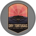 DRY TORTUGAS SILVER CARBON FIBER TIRE COVER