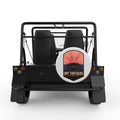 DRY TORTUGAS WHITE CARBON FIBER TIRE COVER FOR MOKE
