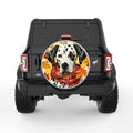 DALMATION FALL SILVER CARBON FIBER TIRE COVER
