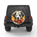DALMATION FALL SILVER CARBON FIBER TIRE COVER