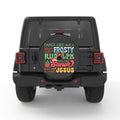 DANCE LIKE FROSTY BLACK CARBON FIBER TIRE COVER