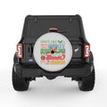 DANCE LIKE FROSTY SILVER CARBON FIBER TIRE COVER