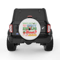 DANCE LIKE FROSTY PEARL  WHITE CARBON FIBER TIRE COVER