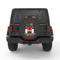 DEAR SANTA PEARL  WHITE CARBON FIBER TIRE COVER