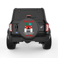 DEAR SANTA BLACK CARBON FIBER TIRE COVER