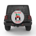 DEAR SANTA WHITE TIRE COVER