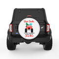 DEAR SANTA WHITE TIRE COVER