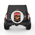 DEATH VALLEY PEARL  WHITE CARBON FIBER TIRE COVER