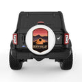 DEATH VALLEY WHITE TIRE COVER