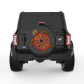 DECORATIVE TURTLE BLACK TIRE COVER