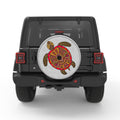 DECORATIVE TURTLE WHITE TIRE COVER