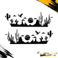 DESERT LANDSCAPE SIDE GRAPHIC DRIVER & PASSENGER DECALS