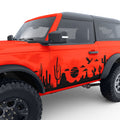 DESERT LANDSCAPE BODY GRAPHIC DECAL FITS 2021+ FORD BRONCO 2 DOOR