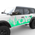 DESERT LANDSCAPE BODY GRAPHIC DECAL FITS 2021+ FORD BRONCO 4 DOOR