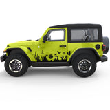 DESERT LANDSCAPE SIDE GRAPHIC DECAL FITS 2018+ JEEP WRANGLER 2 DOOR JL