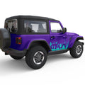 DESERT LANDSCAPE DOOR DECAL FITS 2005-2017 JEEP WRANGLER 2 DOOR JKU