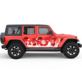 DESERT LANDSCAPE SIDE GRAPHIC DECAL FITS 2005-2017 JEEP WRANGLER 4 DOOR JKU