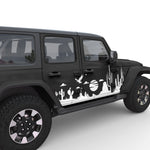 DESERT LANDSCAPE DOOR DECAL FITS 2005-2017 JEEP WRANGLER 4 DOOR JKU