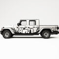 DESERT AND CACTUS SIDE GRAPHIC DECAL FITS JEEP GLADIATOR