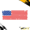 Distressed American Flag Decal For Jeep Gladiator