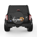 DOG MOM BLACK TIRE COVER