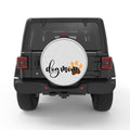 DOG MOM BLACK TIRE COVER