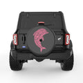 DOLPHIN BLACK CARBON FIBER TIRE COVER