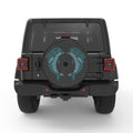 DOLPHIN HEART BLACK CARBON FIBER TIRE COVER