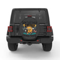 DONT LET THEIR ENERGY CHANGE YOURS PEARL  WHITE CARBON FIBER TIRE COVER