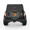 DONT LET THEIR ENERGY CHANGE YOURS BLACK CARBON FIBER TIRE COVER