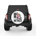 DONT PISS ME OFF UNICORN WHITE TIRE COVER