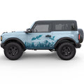 DRAGON MOUNTAINS FOREST SIDE GRAPHIC DECAL FITS 2021+ FORD BRONCO 2 DOOR