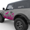 DRAGON MOUNTAINS FOREST DOOR DECAL FITS 2021+ FORD BRONCO 2 DOOR