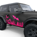 DRAGON MOUNTAINS FOREST BODY GRAPHIC DECAL FITS 2023 FORD BRONCO 2 DOOR